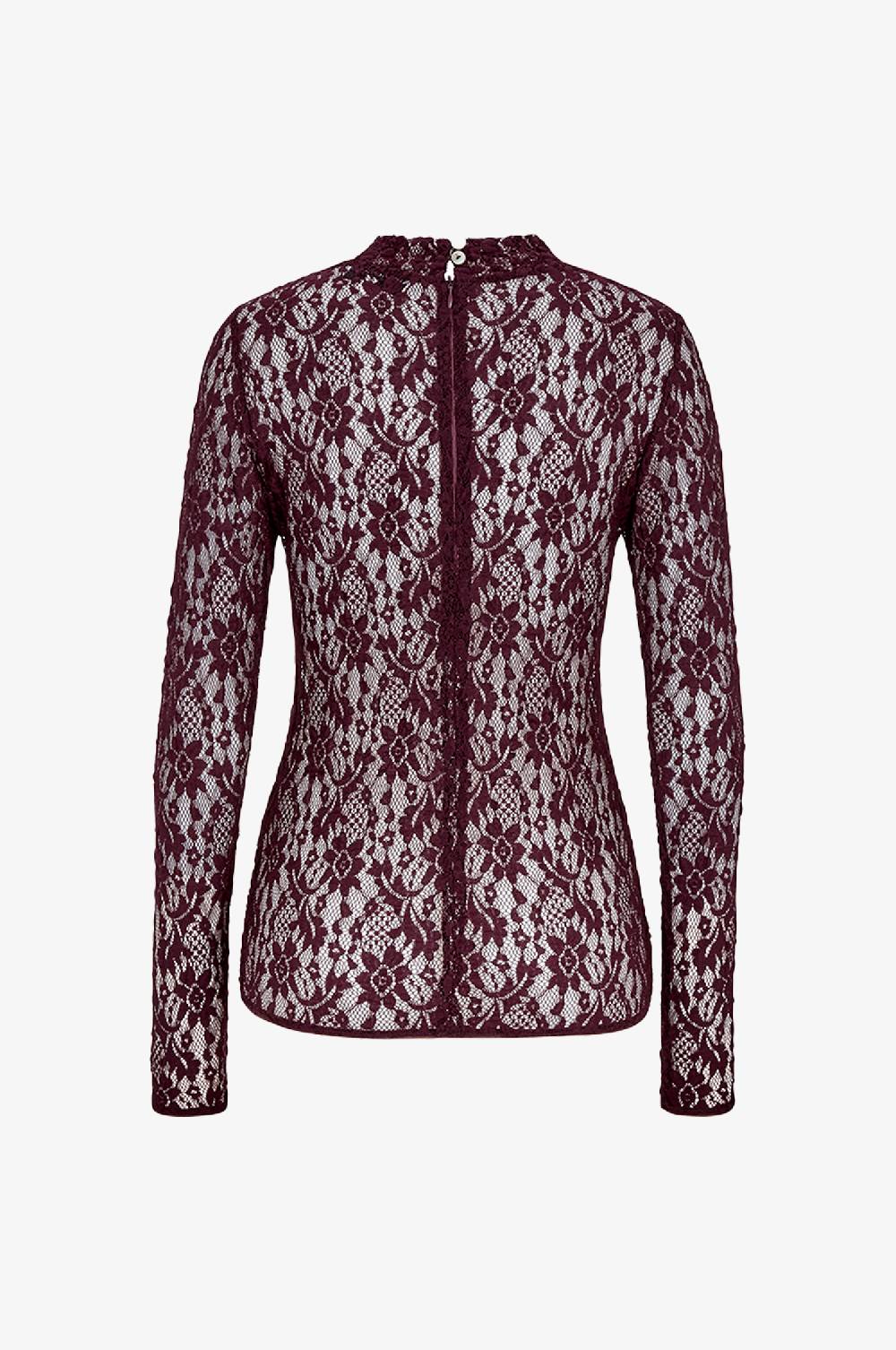 Kinga Mathe Top Carin in Bordeaux Preisnachlass
