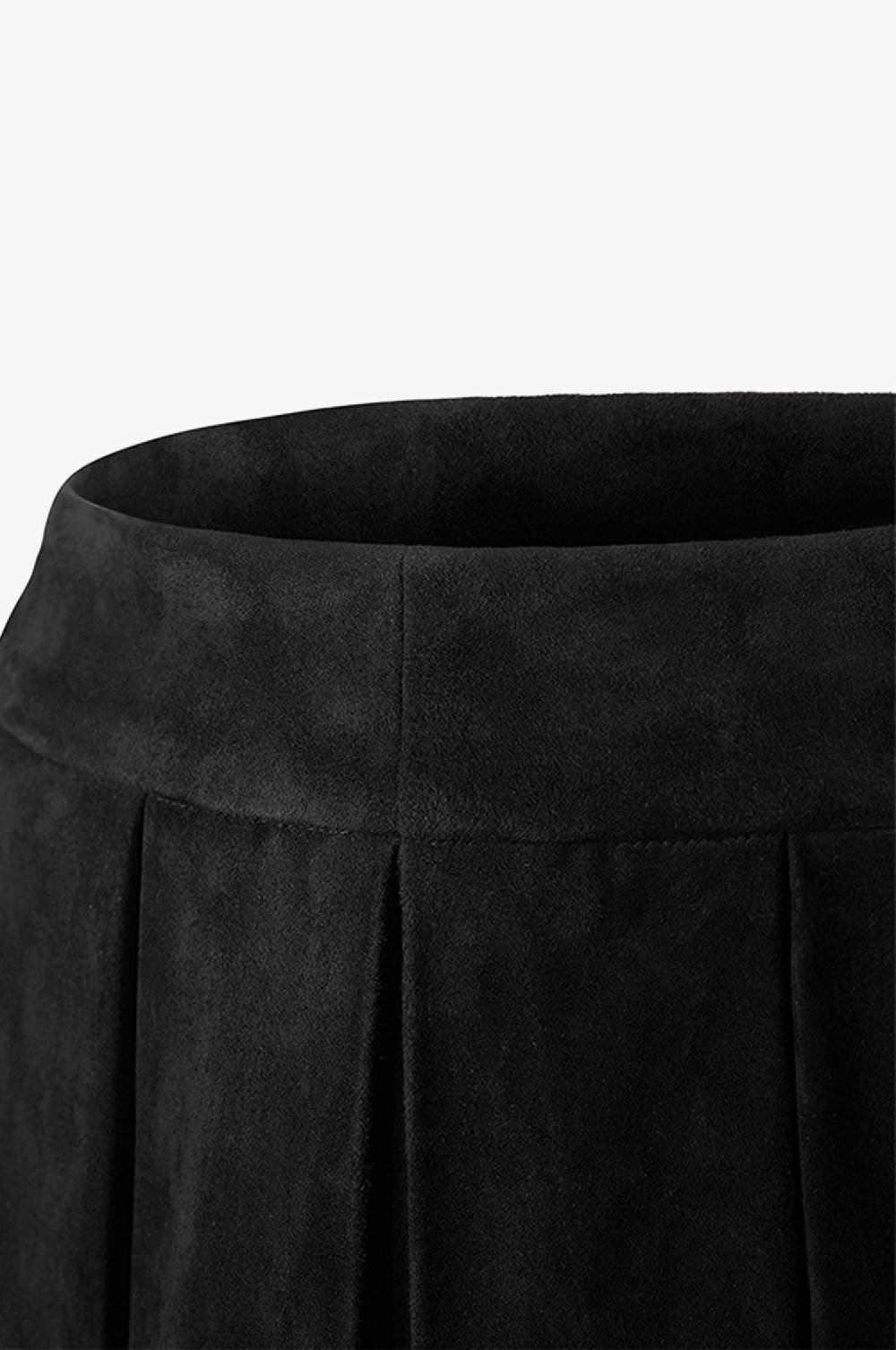 Kinga Mathe Lederrock Lauren in Schwarz Neueste Mode