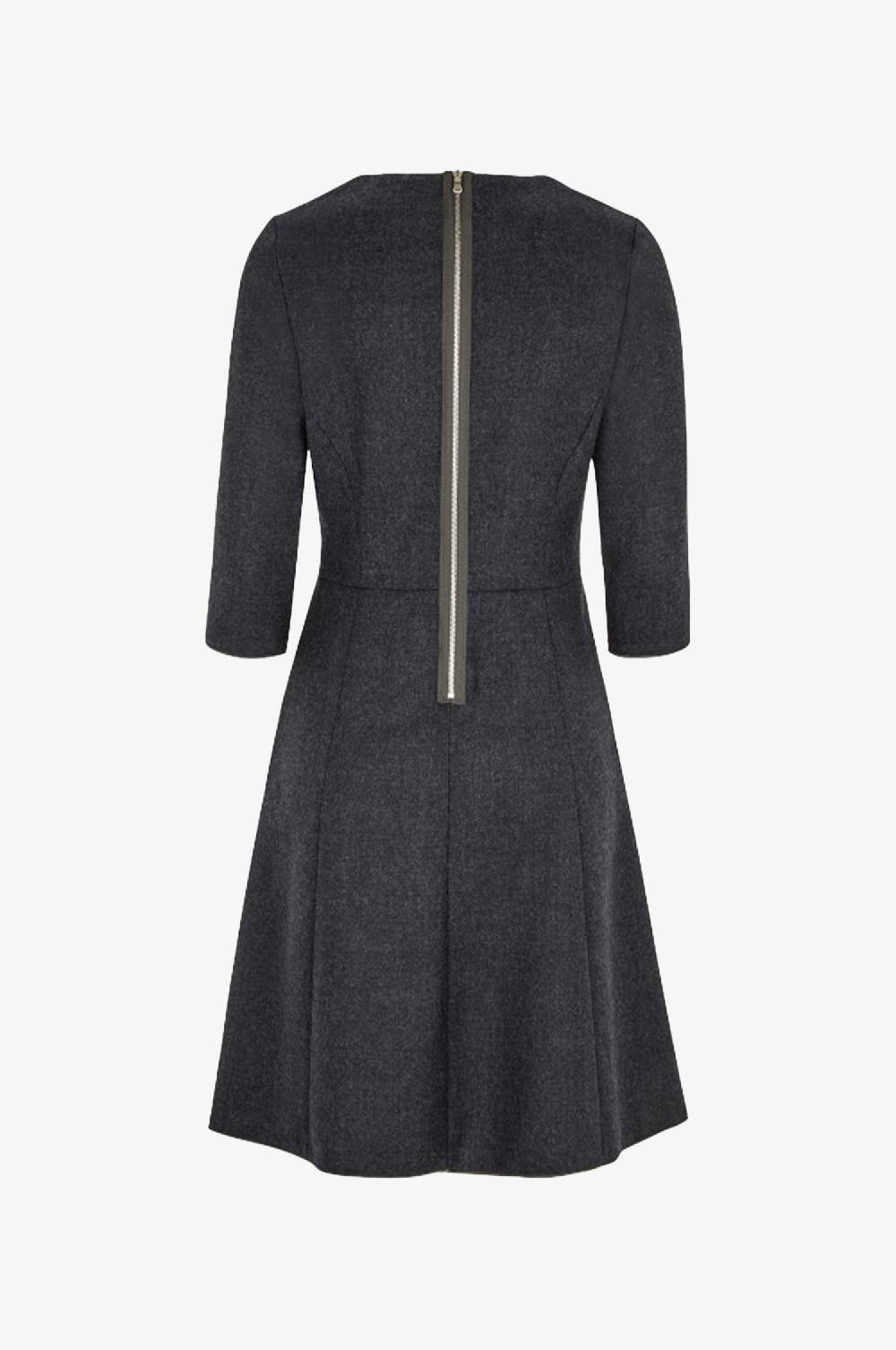 Kinga Mathe Kleid Melissa in Anthrazit Räumungsverkauf