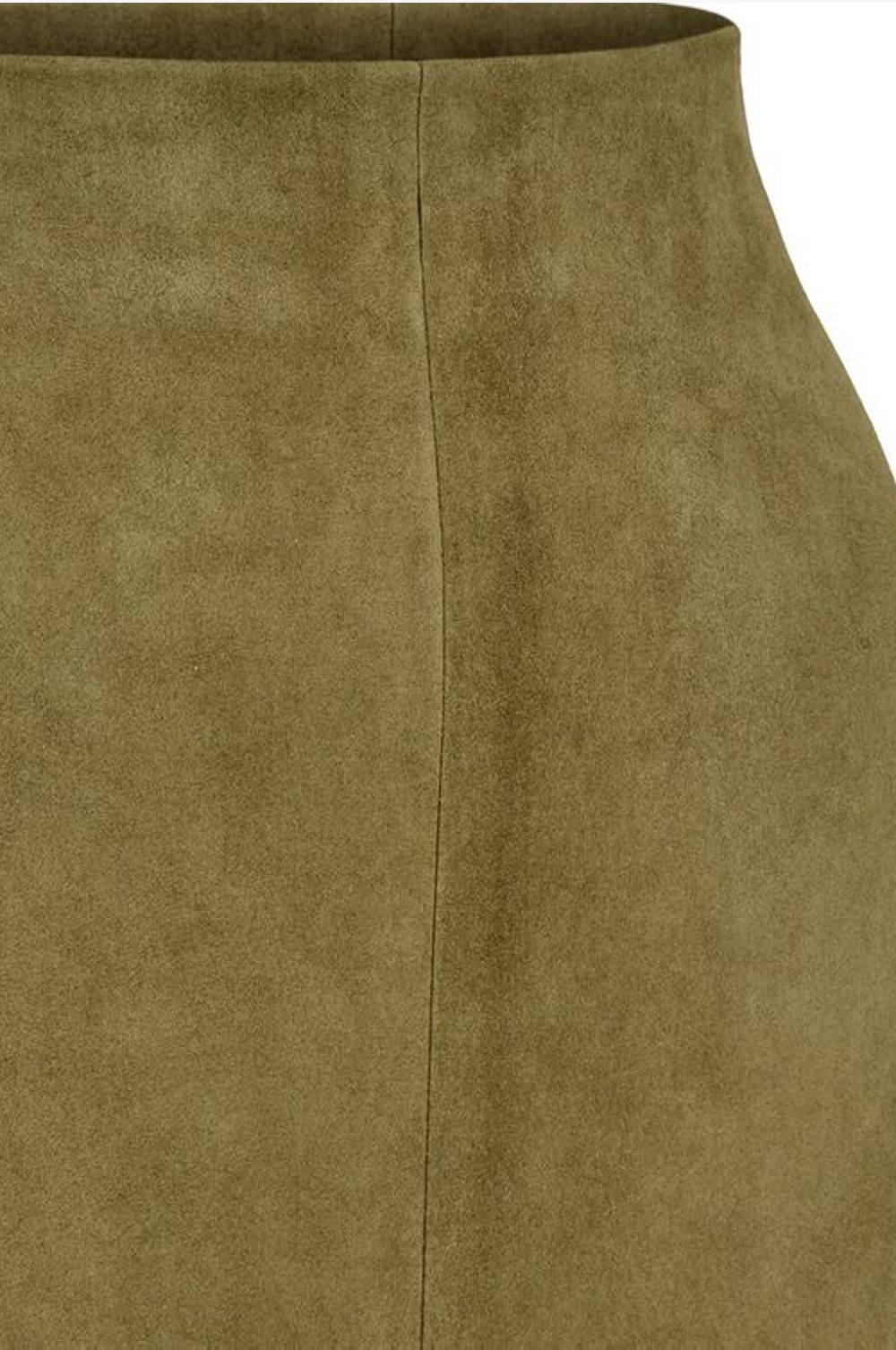 Kinga Mathe Lederrock Deborah in Khaki Sonderangebote