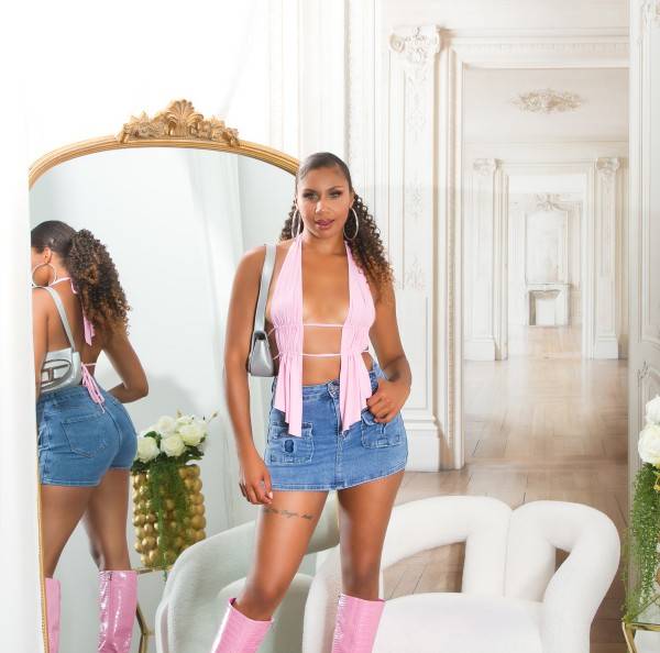Koucla Sexy Highwaist Sommer Jeans Skort Blogger Style 2025