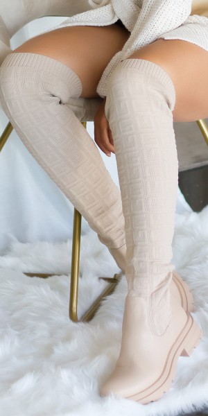 Koucla Sexy Fashionista Stoff Overknees Saisonale Angebote
