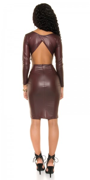 Koucla Sexy KouCla Wetlook Crop Shirt Rückenfrei Räumungsverkauf