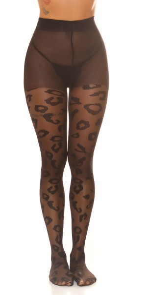 Koucla Sexy Strumpfhosen mit Print "Leo" Versandkostenfrei