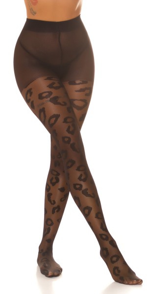 Koucla Sexy Strumpfhosen mit Print "Leo" Versandkostenfrei