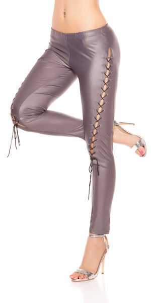 Koucla Sexy KouCla Leggings mit Schnürung vorne Fabrik Onlineshop