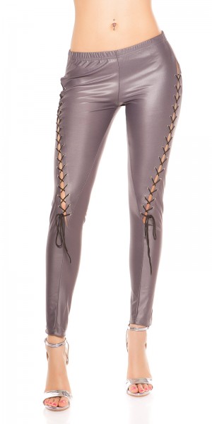 Koucla Sexy KouCla Leggings mit Schnürung vorne Fabrik Onlineshop