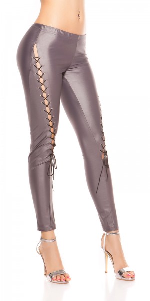 Koucla Sexy KouCla Leggings mit Schnürung vorne Fabrik Onlineshop