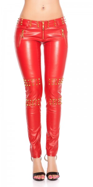 Koucla Sexy KouCla Hosen mit Nieten und Zippern Fabrikpreis