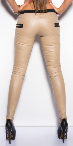 Koucla Sexy KouCla Lederlook-Treggings mit Zips Großer Ausverkauf