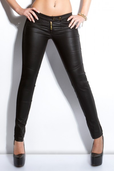 Koucla Sexy KouCla Treggings mit goldenen Knoepfen Online Shopping