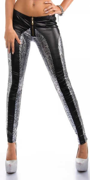 Koucla Sexy KouCla Skinny WetLook Pants mit Zipp Begrenztes Angebot