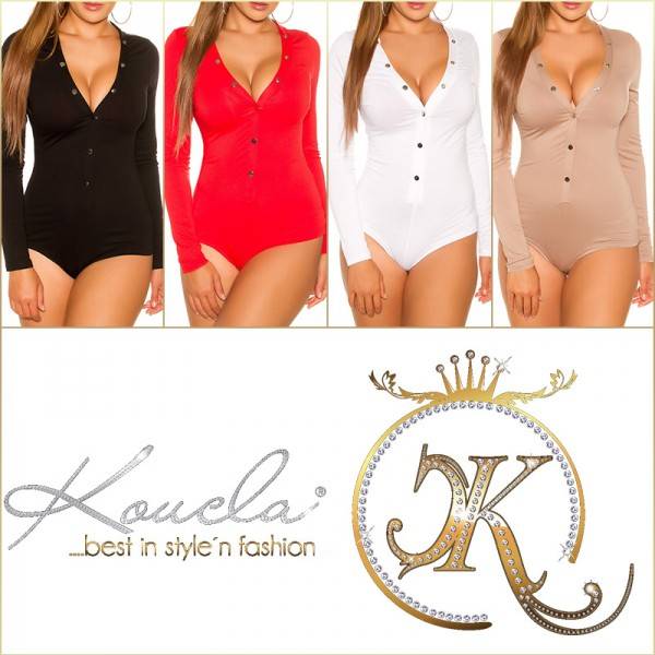 Koucla Sexy KouCla Body mit Druckknopfleiste Nur für heute