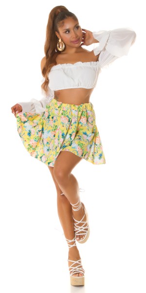 Koucla Sexy FEEL HAPPY Mini Blumen Rock Begrenzt auf 3 Tage