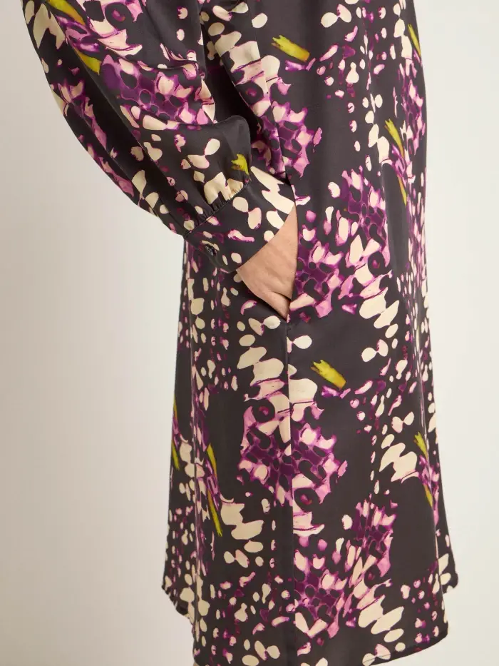 Lanius Kleid mit Kräuseln Tägliche Deals