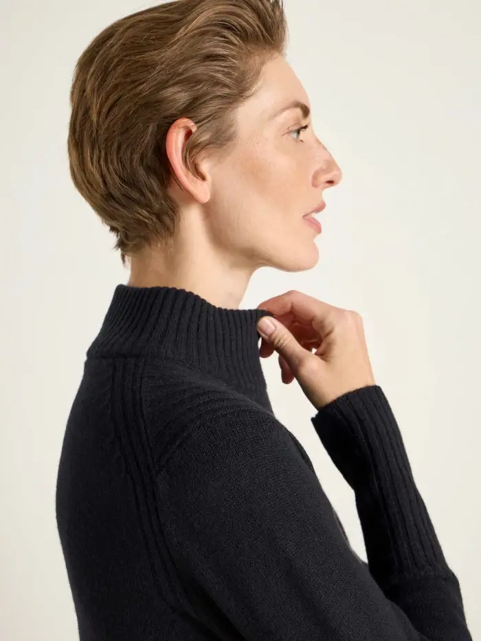 Lanius Rippen-Strickkleid Kostenlose Rückgabe