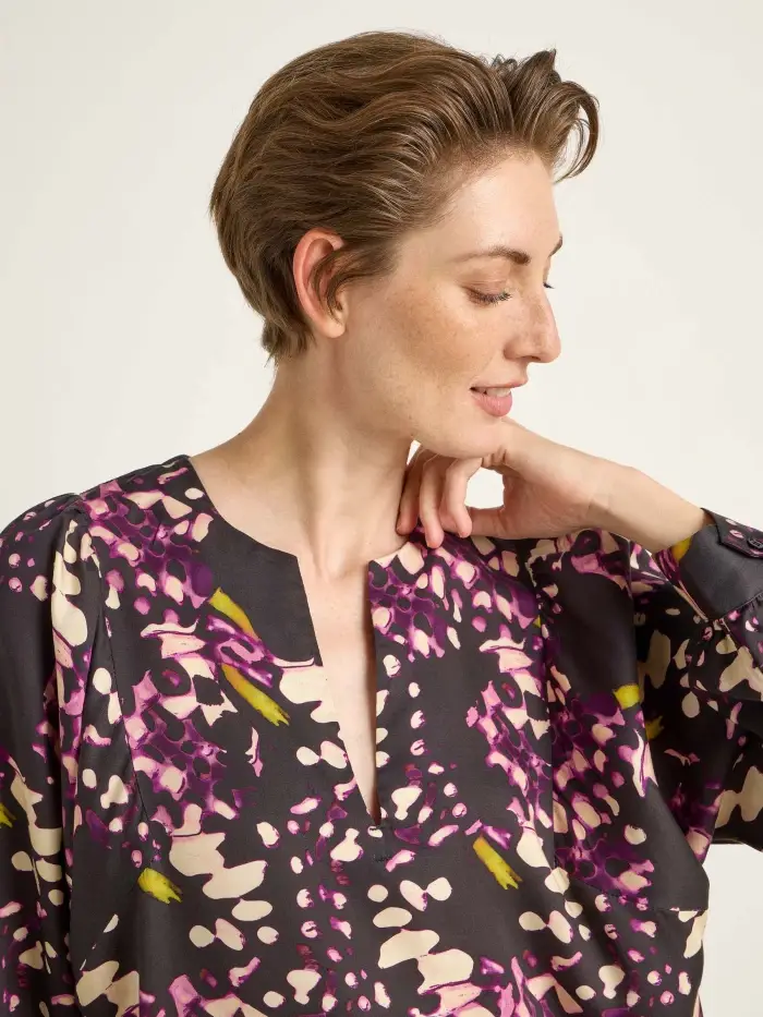 Lanius Bluse mit Kräuseln Letzte 3 Tage