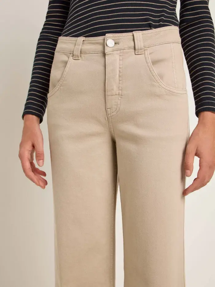 Lanius Hose mit weitem Bein (GOTS) Bis zu 60% Rabatt