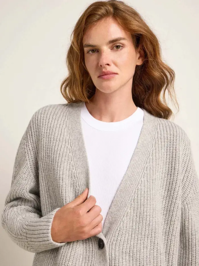 Lanius Lange Strickjacke (GOTS) Super Rabatt