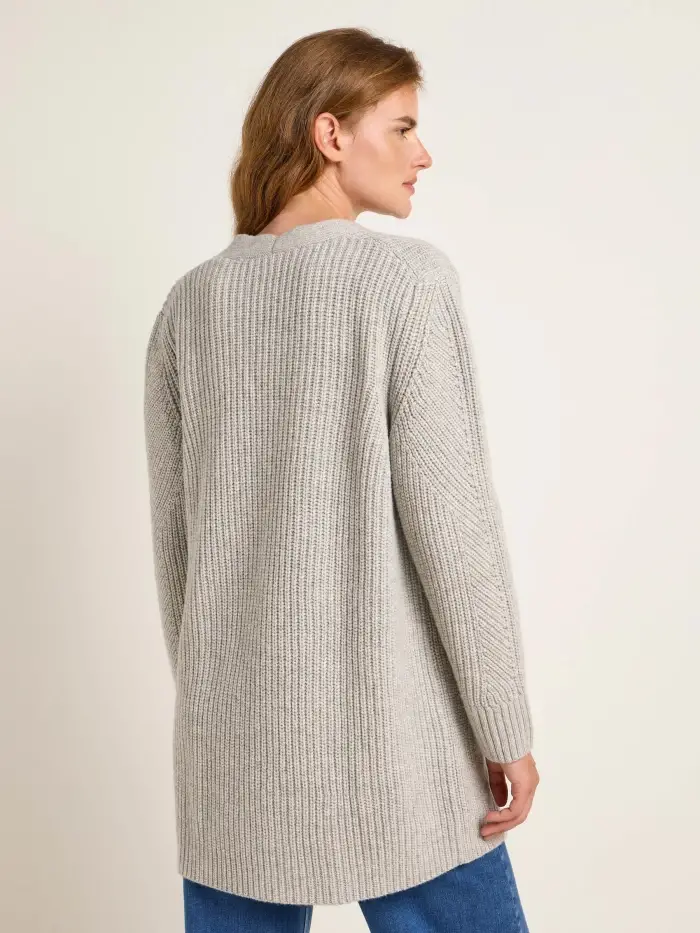 Lanius Lange Strickjacke (GOTS) Super Rabatt