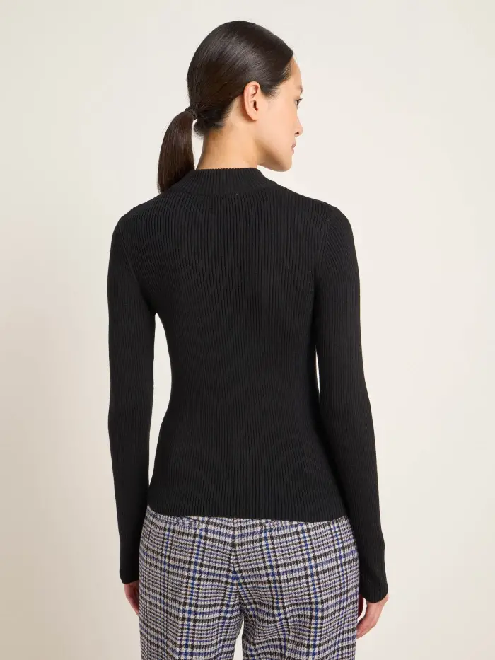 Lanius Stehkragenpullover (GOTS) Kostenloser Versand international