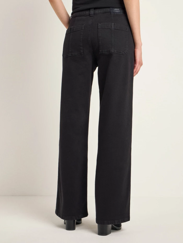 Lanius Hose mit weitem Bein (GOTS) Im Verkauf