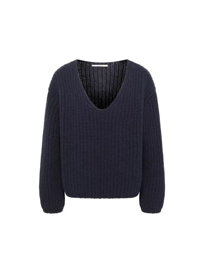 Lanius Pullover mit V-Ausschnitt (GOTS) im Angebot