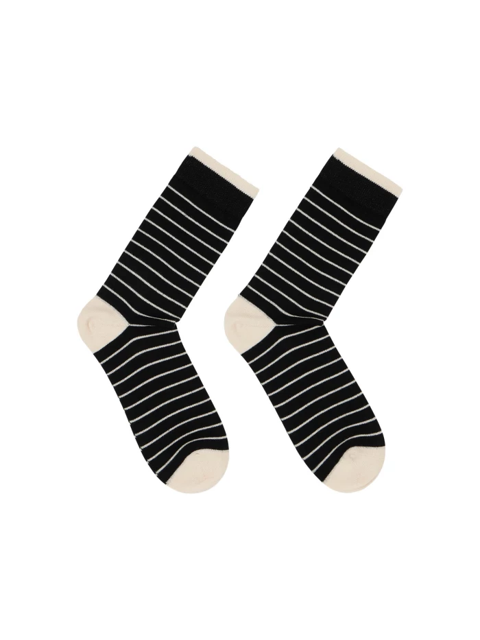 Lanius Socken mit Streifen (GOTS) Top Angebot