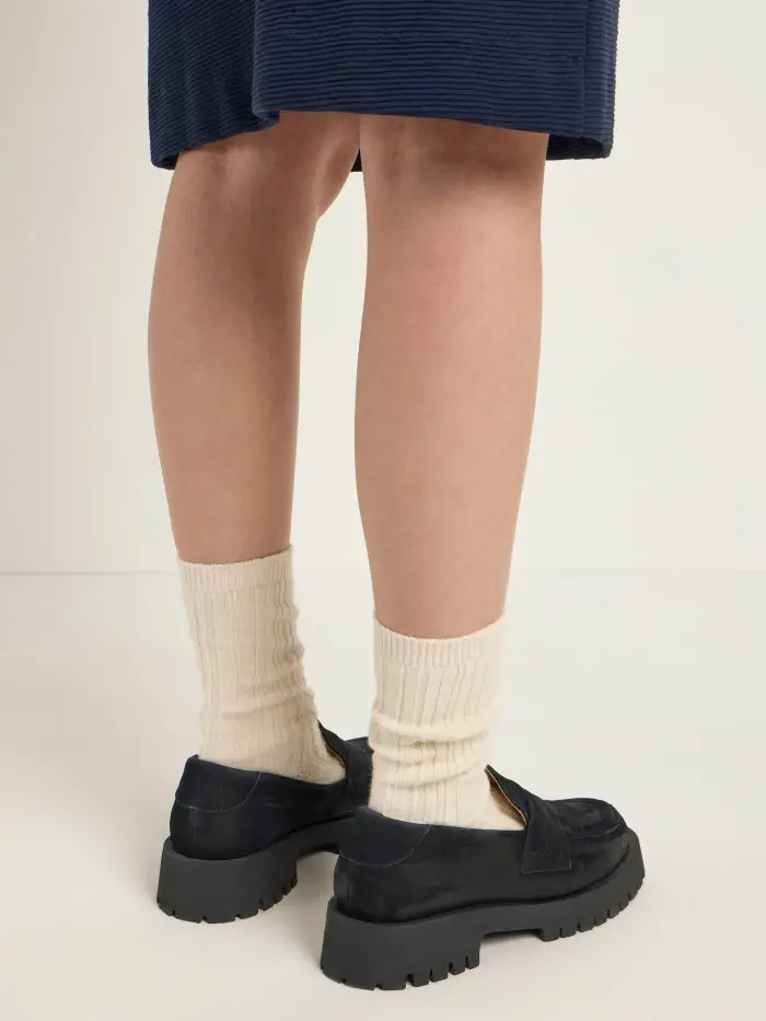 Lanius Rippenstrick Socken (GOTS) Große Rabatte