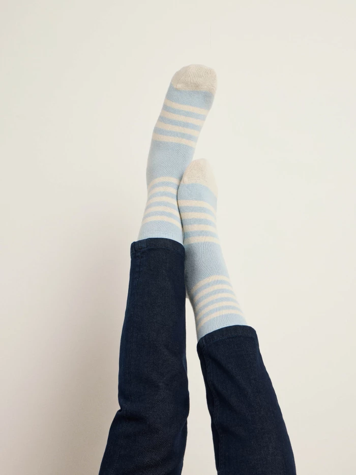 Lanius Socken mit Streifen (GOTS) Saisonale Angebote
