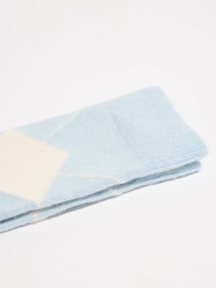 Lanius Socken mit Rauten (GOTS) Räumungsverkauf