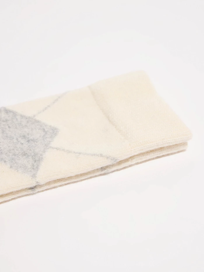 Lanius Socken mit Rauten (GOTS) Tiefpreis