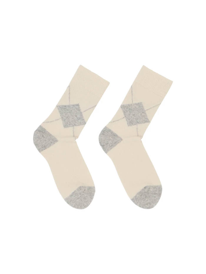 Lanius Socken mit Rauten (GOTS) Tiefpreis