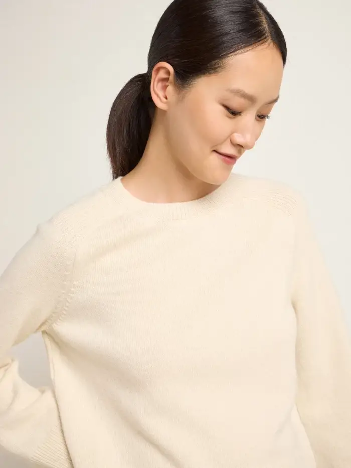 Lanius Cropped Pullover (GOTS) Günstig kaufen
