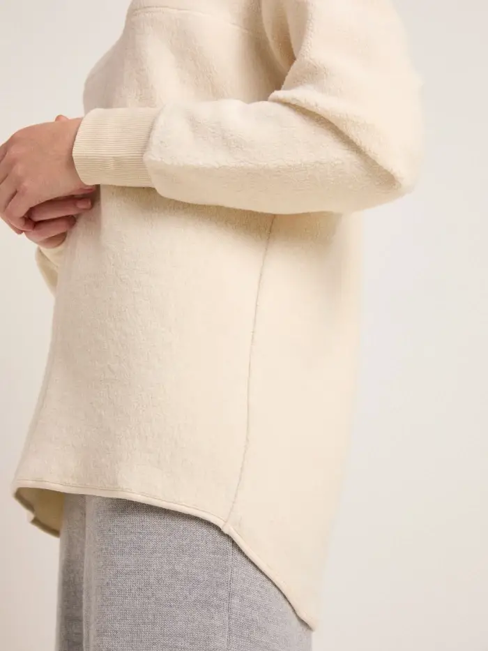 Lanius Fleece-Sweatshirt (GOTS) Neueste Stile