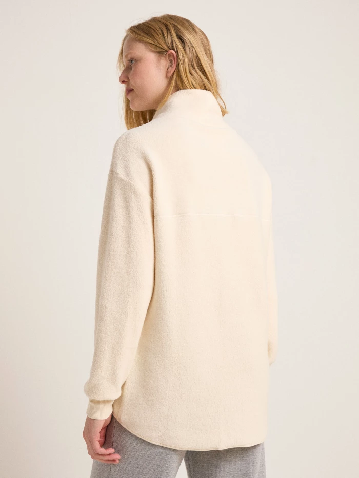 Lanius Fleece-Sweatshirt (GOTS) Neueste Stile