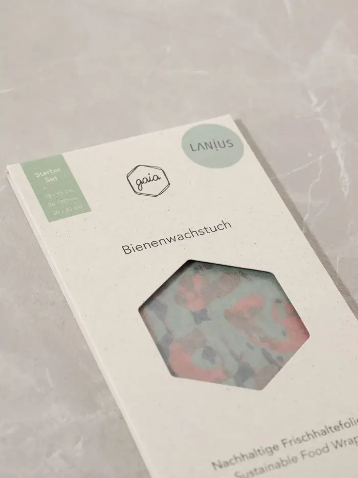 Lanius Bio Bienenwachstücher Starter Set (S/M/L) Sonderangebot der Fabrik