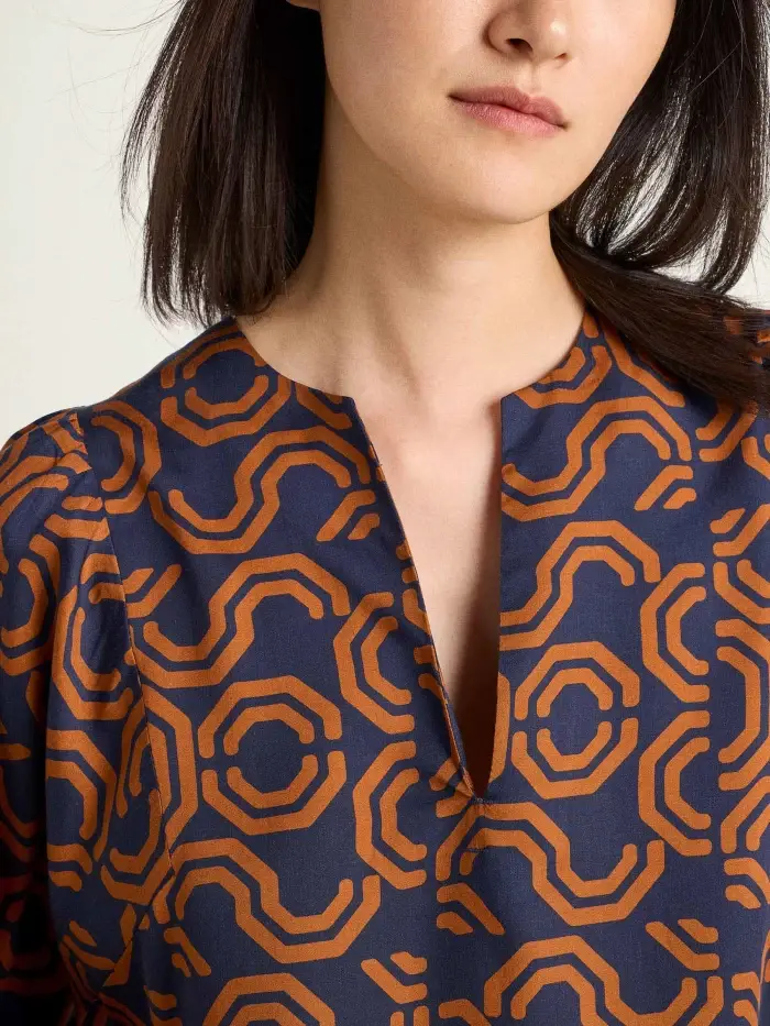 Lanius Bluse mit Kräuseln Große Rabatte