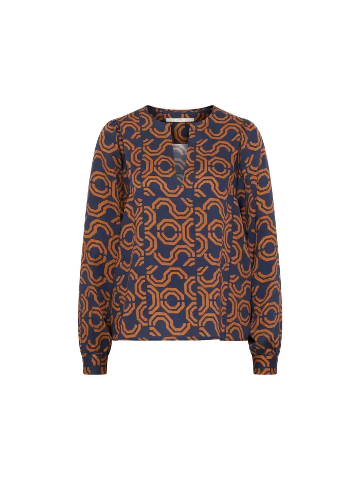 Lanius Bluse mit Kräuseln Große Rabatte