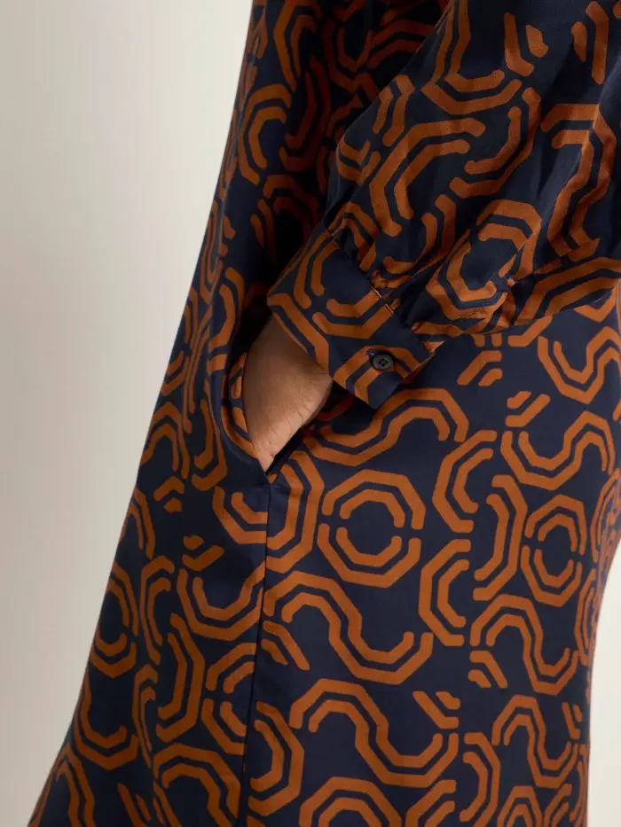 Lanius Kleid mit Kräuseln Kauf eins, bekomm eins gratis