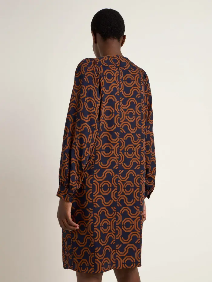 Lanius Kleid mit Kräuseln Kauf eins, bekomm eins gratis