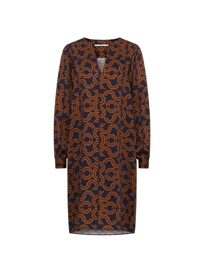Lanius Kleid mit Kräuseln Kauf eins, bekomm eins gratis
