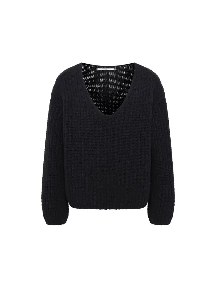 Lanius Pullover mit V-Ausschnitt (GOTS) Sonderangebote