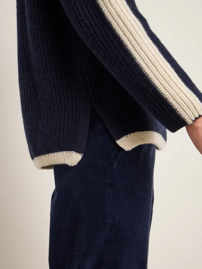 Lanius Pullover in Rippoptik (GOTS) Kostenlose Rückgabe