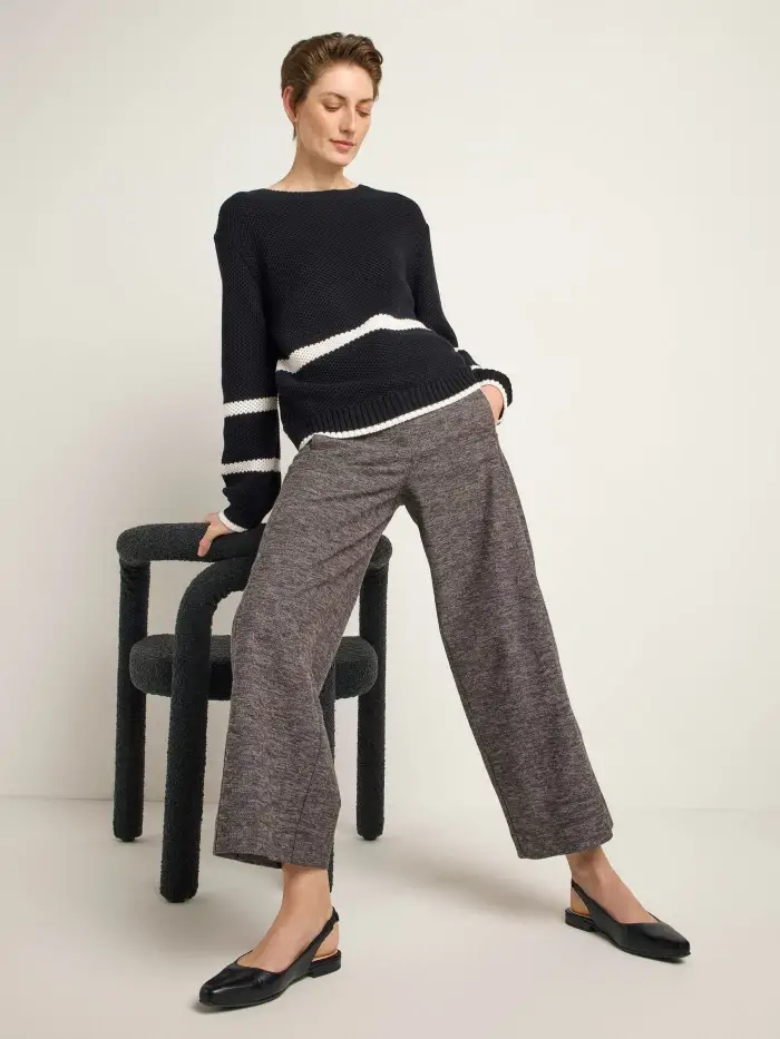 Lanius Blockstreifen Pullover (GOTS) Begrenzte Freigabe