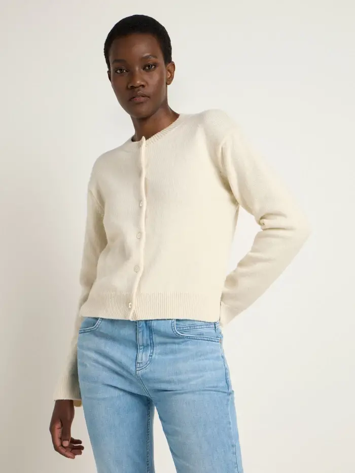 Lanius Boxy Strickjacke (GOTS)