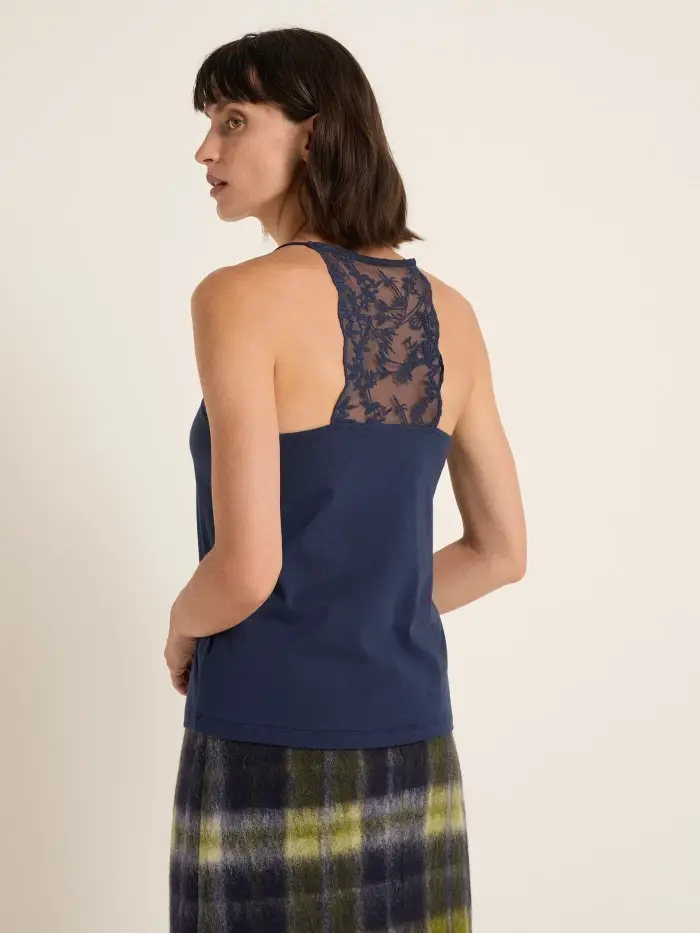 Lanius Top mit Spitze (GOTS) Rabatt
