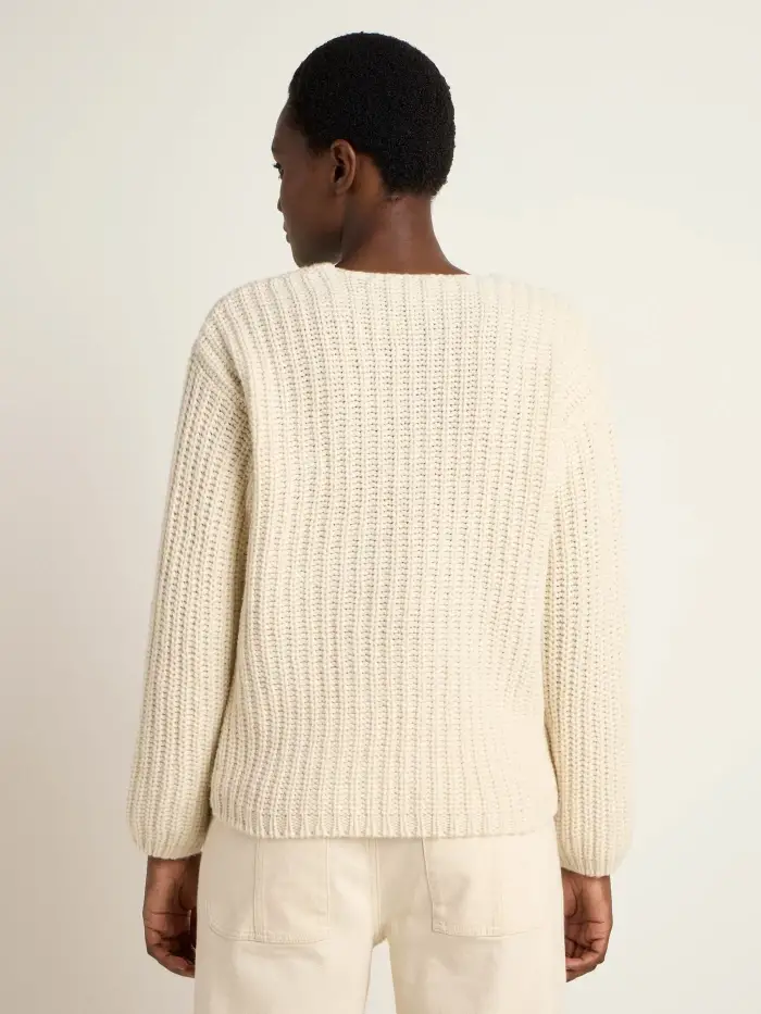 Lanius Pullover mit V-Ausschnitt (GOTS) Lagerräumung