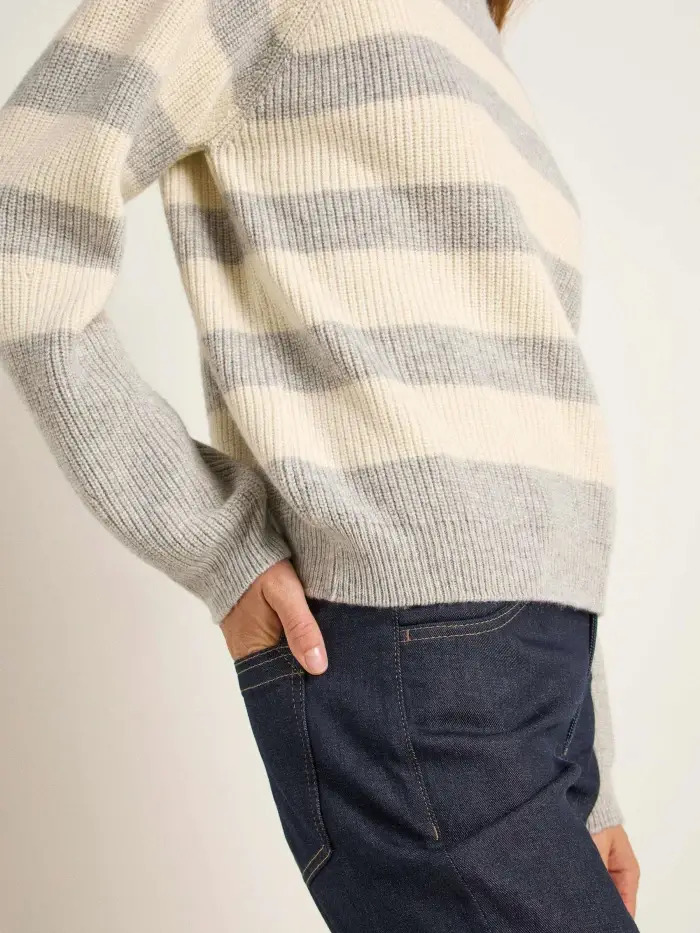 Lanius Streifenpullover (GOTS) Neueste Mode