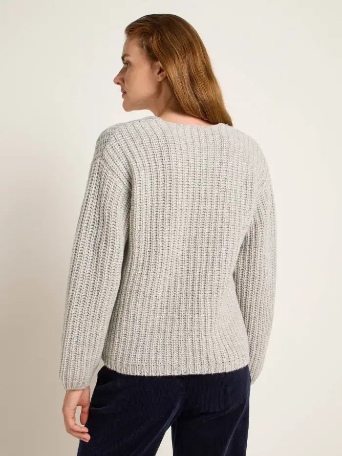 Lanius Pullover mit V-Ausschnitt (GOTS) Online Outlet